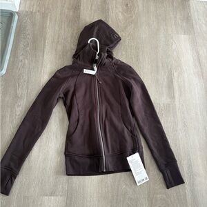 Lululemon Brown Scuba Zip-Up Hoodie